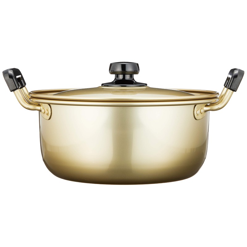 Akao Aluminum AZT04022 Utility Pot, 8.7 inches (22 cm), Aluminum