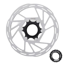 Yongness Bicycle Centre Lock Brake Disc 160 mm Mountain Bike Disc Brake Centre Lock Rotor Hub Disc Brake Disc with Lock Cover Suitable for Road Bikes, MTB, BMX Bicycle Brake Devices
