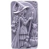 Witch Silicone Mold SOAP Plaster Wax Resin Clay 5oz