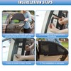 GAOLAOSY Car Front Window Shade, Breathable Automotive Window Mesh Screen,