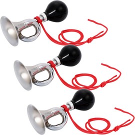 SALUDABLE Puff Puff Flapper Musical Instrument Bugle Toy Cheering Goods Bicycle Horn Set of 3