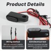 Pack of 2 Mini Motorcycle LED Indicators 12 V E24