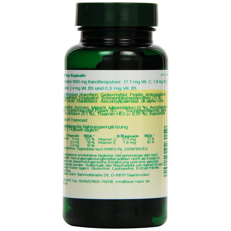 Bios Carrots, 100 Capsules, Pack of 1 (1 x 55