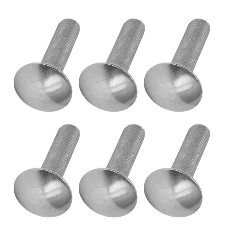 30Pcs M8x1.25 Screw Bolt A2 Stainless Steel Cup Square Coarse