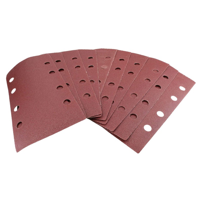 Hook/Loop 1/3 Sheet Sanding Sander Sandpaper Pads 20 Pack 120