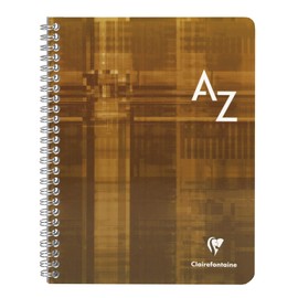 Clairefontaine 8539 °C Register Book Spiral A5 Squared 50 Sheets In Assorted Colours