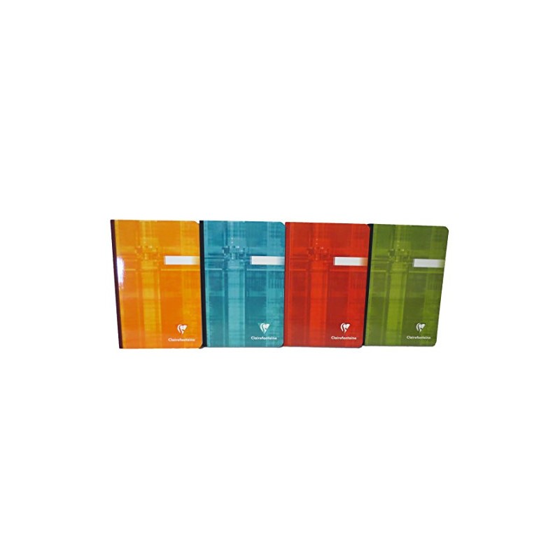 Pack of 5 Clairefontaine Classic Notebook Clothbound 4.25"x6.75" 192 Pages