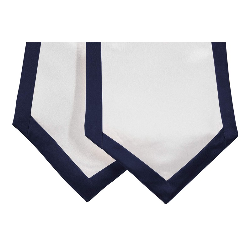 GraduationMall Plain Graduation Honor Stole Classic End With Trim Unisex