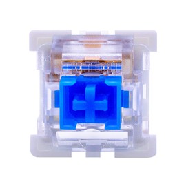Outemu(Gaote Blue Switches 20 Pack, 3 Pin/Clicky Tactile 50gf/Dustproof/RGB Key Switches - Cherry MX Equivalent - DIY Replaceable for Mechanical Keyboard