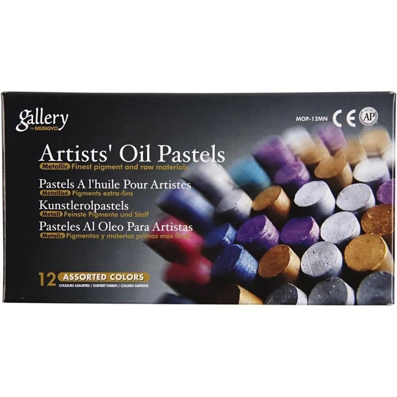 Creativ 38140 Gallery Oil Pastel - Metallic, thickness 11 mm,