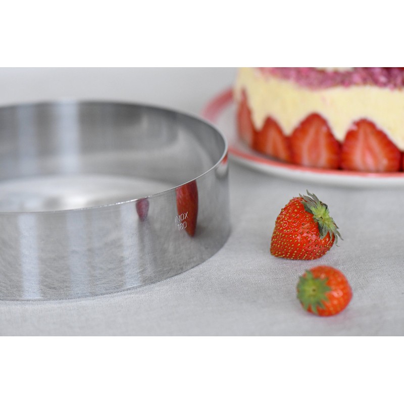 Gobel - Moussering aus Edelstahl Ø 18 cm - Pastetenring