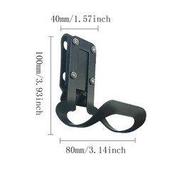 QIAOTLB Hammer Holster Clip on Tool Belt, Hammer Holder Loop Hammer Belt Hook for Pliers Hammer Wrench Metal Accessories Holder for Tool Belt Quick Response Hammer Holster Hammer Loop