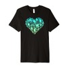 Colorful Sports Hearts Shape Silhouette Lover - Ice Hockey Premium
