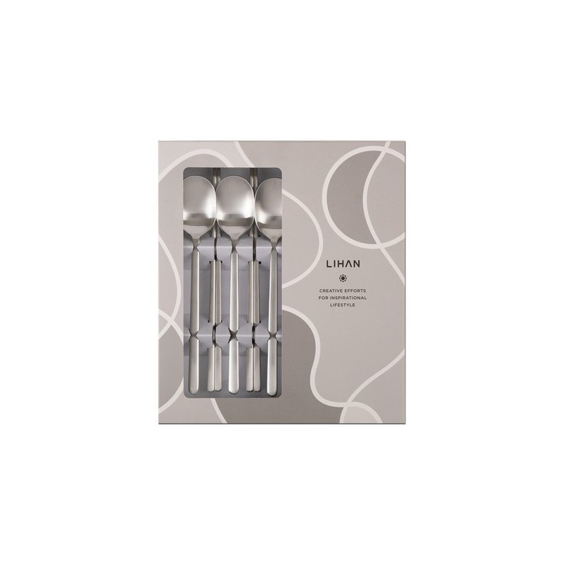 Rihan Vida Matte Stainless Steel Cutlery Set (2 Sets) /