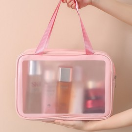 Large Waterproof Travel Toiletry Pouch Wash Bag Bath Bag RD-10954 White 2ea