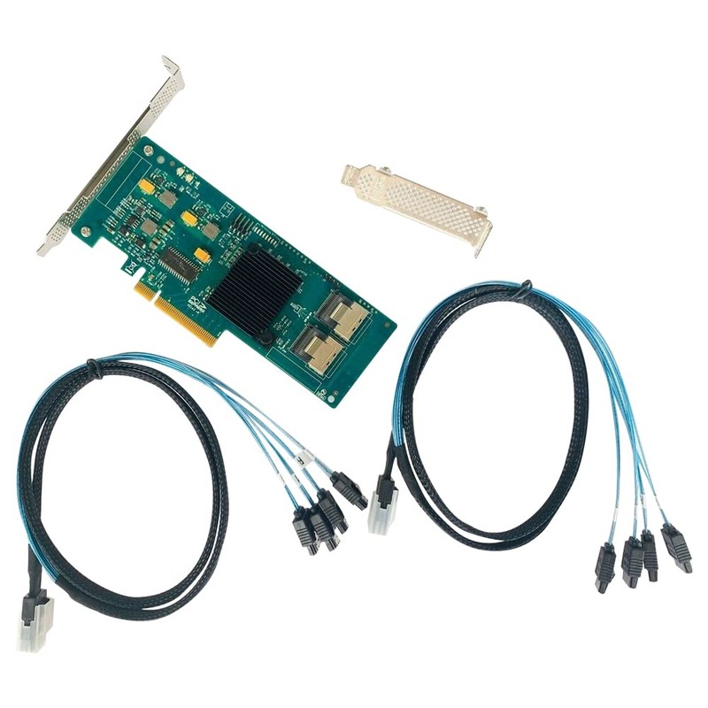 LSI 9201-8i RAID Controller Card 6G HBA FW P20 9211-8i
