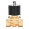 Electric Solenoid Valve Brass Structure Copper Coil 1 Way Flowing
