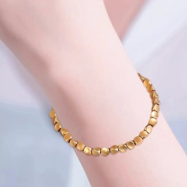 Veraly Pulsera Tibetana Cobre Mujer Hecha A Mano De Cuerda Unisex