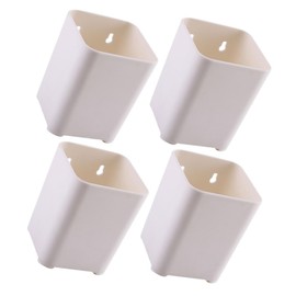 jojofuny 4Pcs Wall Mounted Stationery Organizer Set Multi Function Pen Holder for Office Home Creative Desk Storage