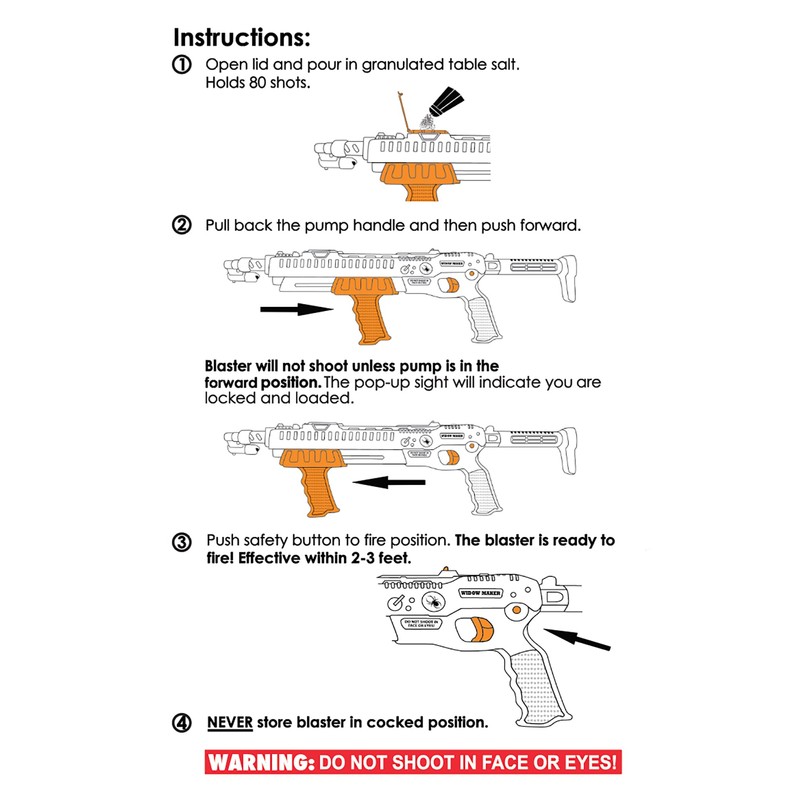 BUG-A-SALT Widow Maker 3.5 Fully Loaded with Bug-Beam Laser Sight,