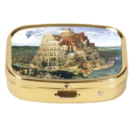Fridolin 18289 Bruegel Pill, Metal, 5.1 x 3.6 cm, Multicoloured