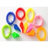 aloala Wrist Key Elastic Coil Key Ring Spiral Spring Band