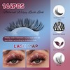 Mayhug Lash Clusters 144Pcs Cluster Lashes D Curl Individual Lashes