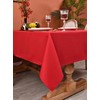 MEANMOY Red 210 GSM Water & Stain Resistant Rectangle Tablecloth