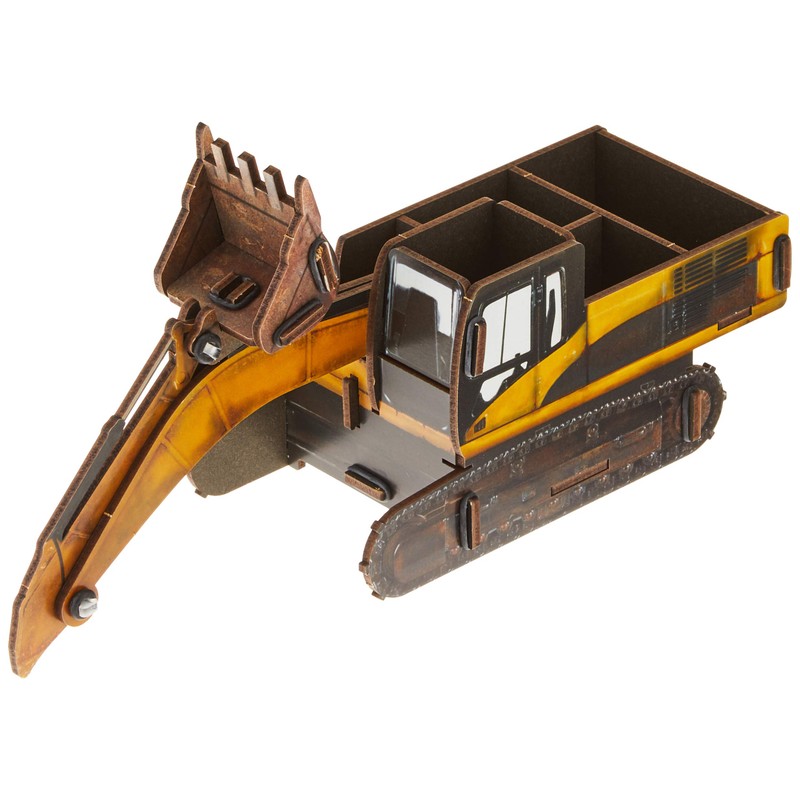 Werkhaus Pencil Box Construction Site Digger 16 x 27 x
