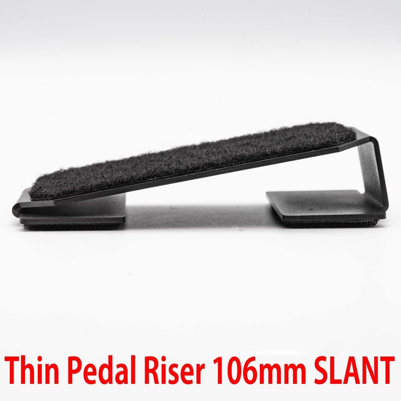 Thin Pedal Riser [4.2 inch (106 mm) SLANT] Pedal Riser