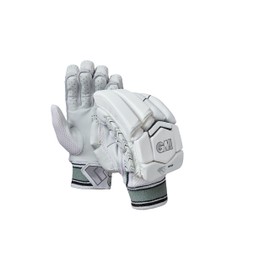 Gunn & Moore GM Cricket Batting Gloves | 808 | Sleek Back of Hand Shape | Comfort with Protection | Calf Leather Palm | Junior Right Handed | 1 Pair | Approx 325 g per Pair