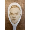 Greg Davies Merch Gift Idea Image On A Wooden Spoon-Novelty