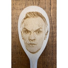 Greg Davies Merch Gift Idea Image On A Wooden Spoon-Novelty Memorabilia Birthday Christmas Present
