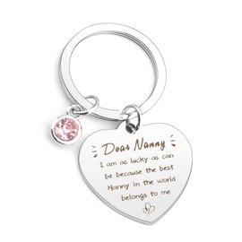 Nanny Gifts,Gifts for Nanny,Nanny Christmas Gifts,Nanny Gift,Nanny Gifts from Grandchildren,Nannie Gift for Nanny,Presents for Nanny,Nannys' Gifts,Nanny Birthday Gifts Keyring Nanny Mothers Day Gifts