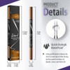 Pinkiou Microblading Eyebrow Pen, 2-In-1 Waterproof Eyebrow Pen, Dual-Ended Eyebrow