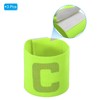PATIKIL 9.4x2.5 Soccer Captain C Armband, 3 Pack Nylon Unisex