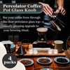4Pcs Coffee Percolator Glass Top Replacement - Percolator Glass Top