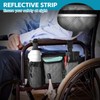 SHIFANQI Wheelchair Bag with Cup Holder, Wheelchair Accessories Armrest Side