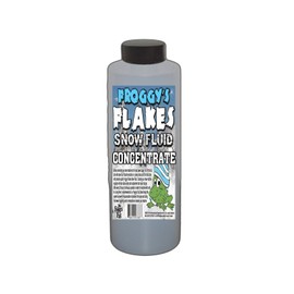 Froggy's Flakes Snow Machine Fluid Concentrate, 8 fl. oz, Extra-Dry Formula Snow Fluid with 30 Feet Float/Drop, Makes 1 Gallon Snow Fluid