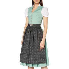 Stockerpoint Sc-300 Women's Midi Dirndl Apron, charcoal