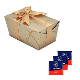 Leonidas Belgian Chocolates: 1 lb Napolitain Solid Milk Chocolate Squares