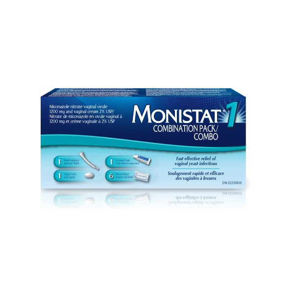 MONISTAT 1 DAY TREATMENT, Combo Pack