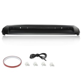 G-PLUS Front Upper Hood Bulge Molding Grille Compatible With 2014-2021 Toyota Tundra 761800C030C0 TO1231102 Front Upper Hood Scoop Molding Bulge