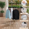 FAHKNS Four-Legged Clothes Drying Rack,Portable and Foldable Drying Rack for