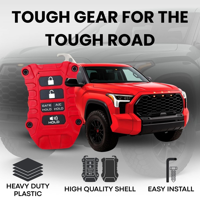 for Toyota Key Fob Case - Heavy-Duty Protective Shell -