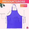EOGRFW Pack of 8 Cooking Aprons, Adjustable Aprons, Kitchen Apron