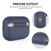 AHASTYLE AirPods Pro 2 Case Silicone Protective Cover [Front LED