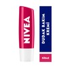 NIVEA Kiraz Dudak Bakım Kremi, 24 Saat Nem, Dudak Bakımı,