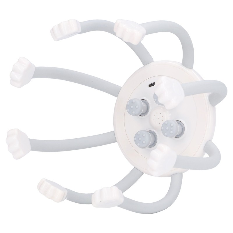 Electric Head Massager Rechargeable Ergonomic Stress Relief Relax Claw Scalp