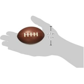 GIFTEXPRESS 1 Dozen Foam Mini Football Stress Balls, Mini Sport Balls, Superbowl Decoration Party Favor, Football Themed Party Supplies and Giveaways (Football)
